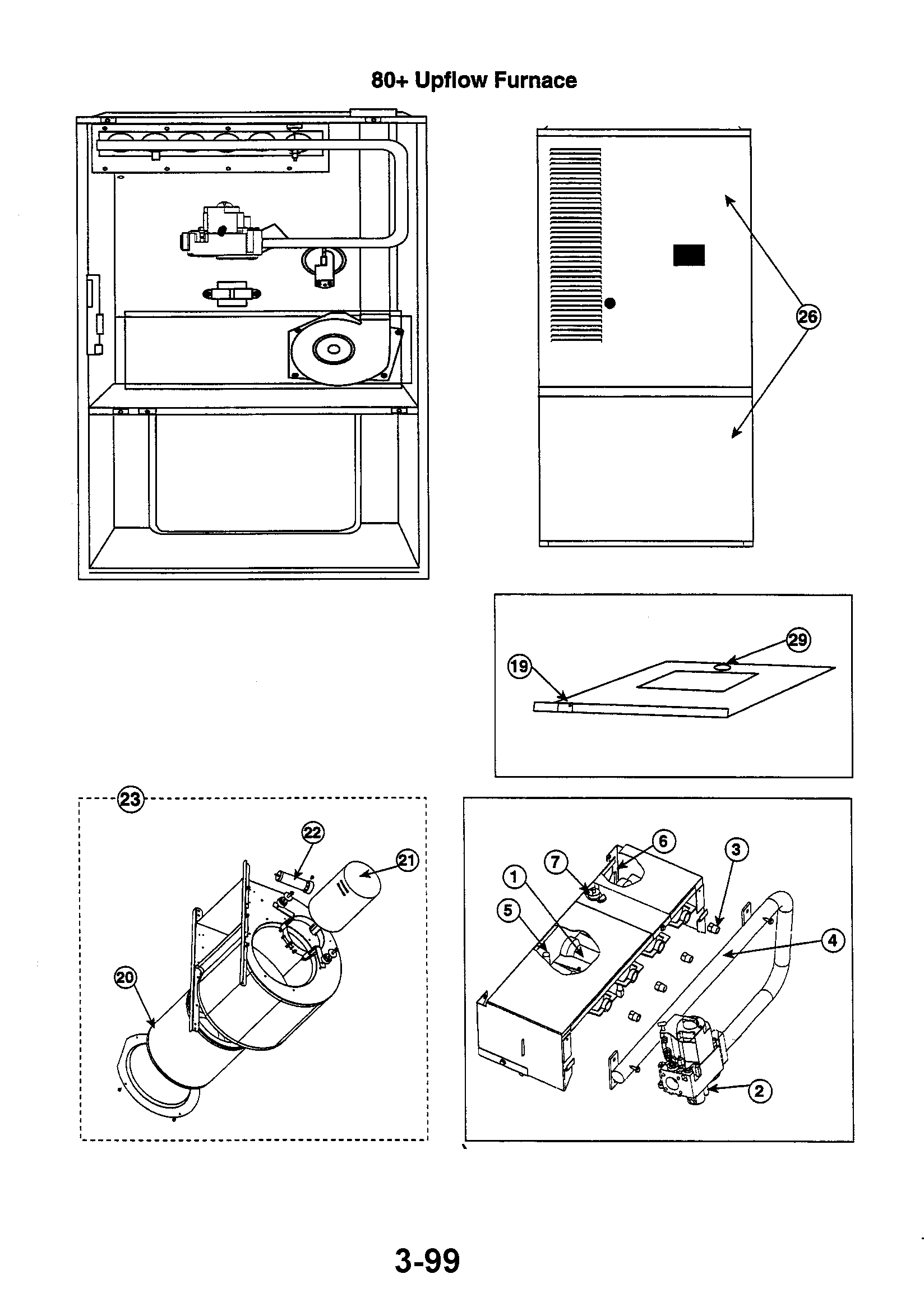 80+ upflow furnace