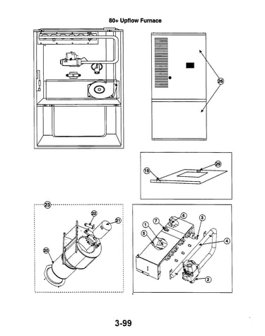 80+ upflow furnace