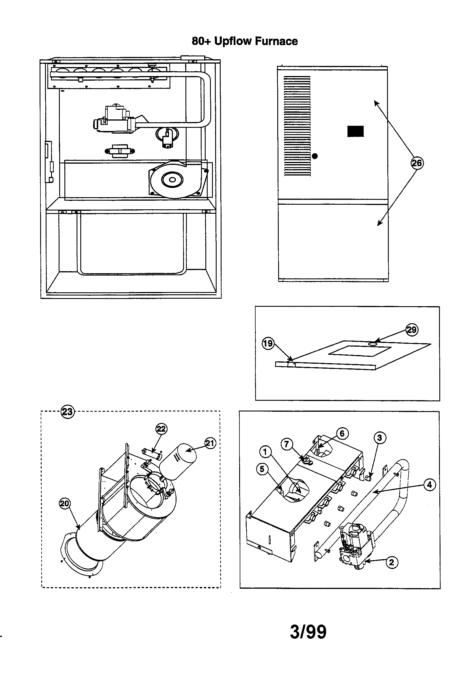 80+ upflow furnace