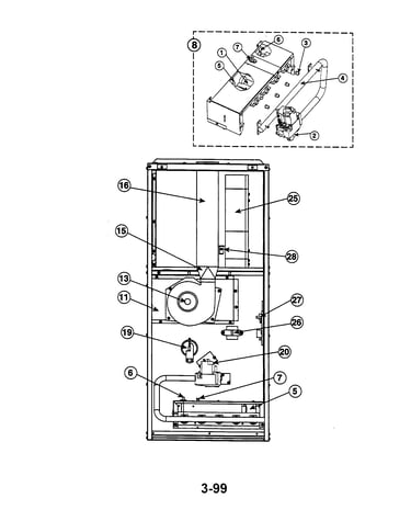 80+ downflow furnace