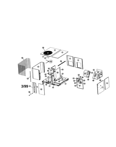 Single package heat pump