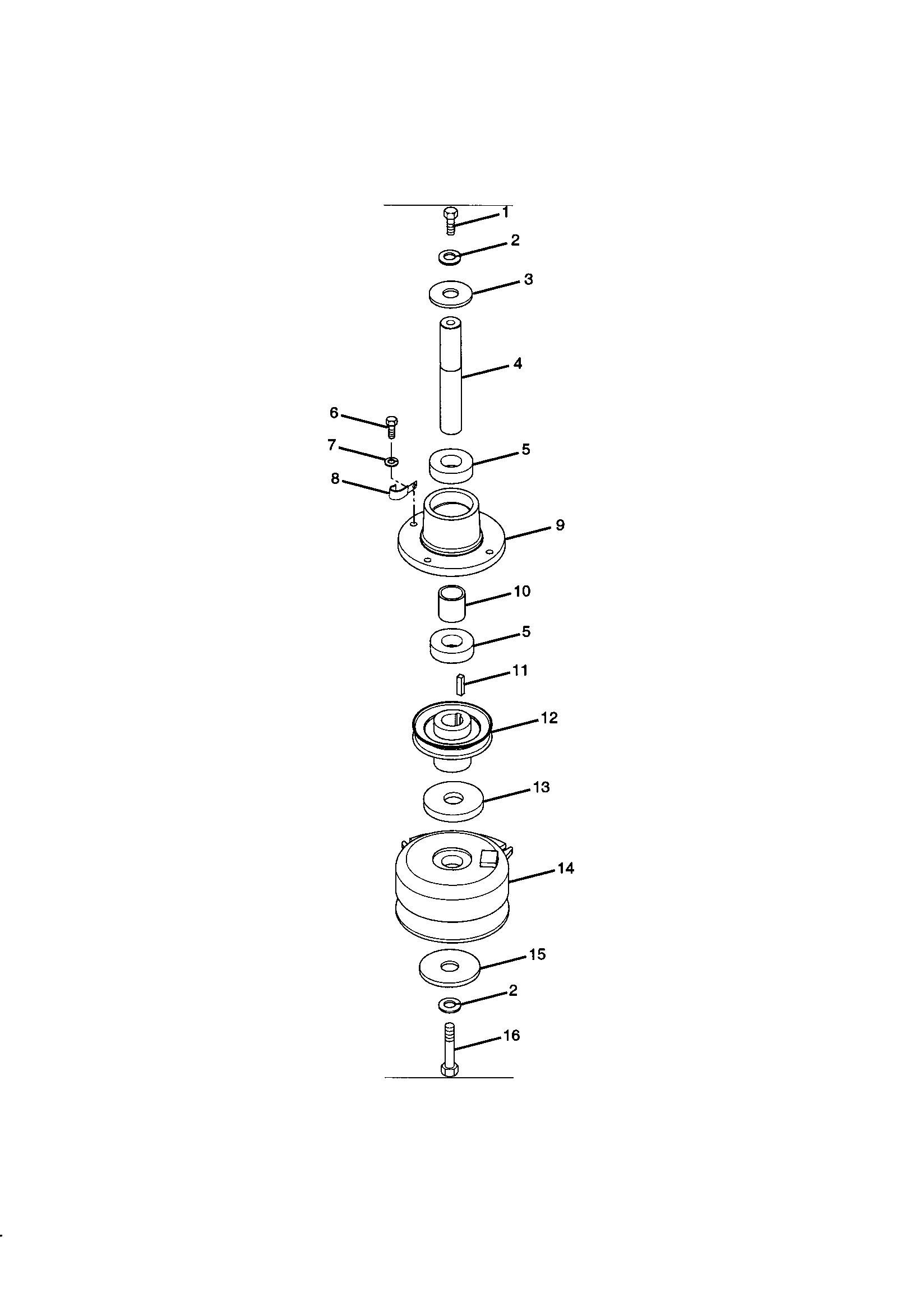Clutch shaft - hydro