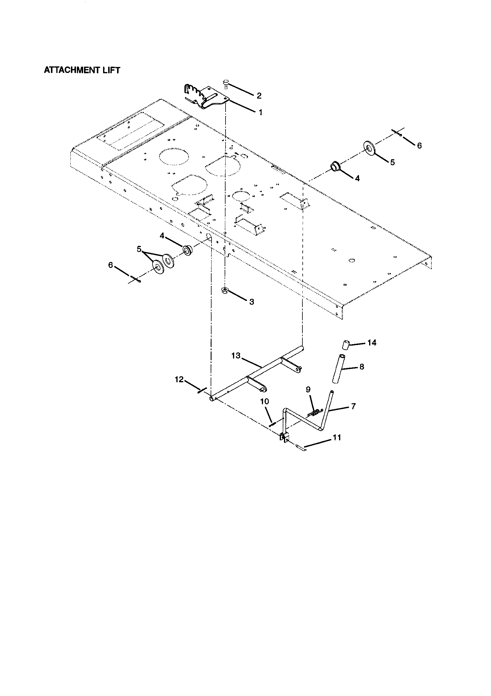 Attachment lift