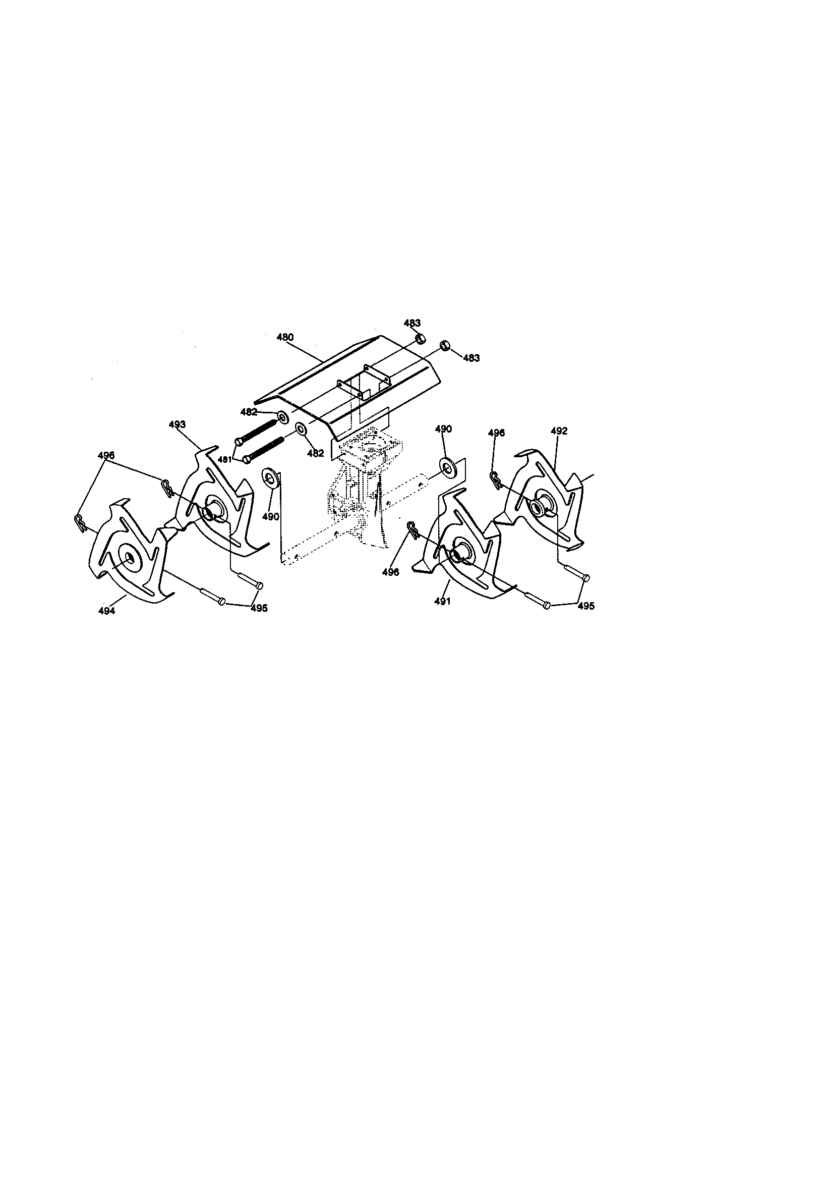Tine shield assembly
