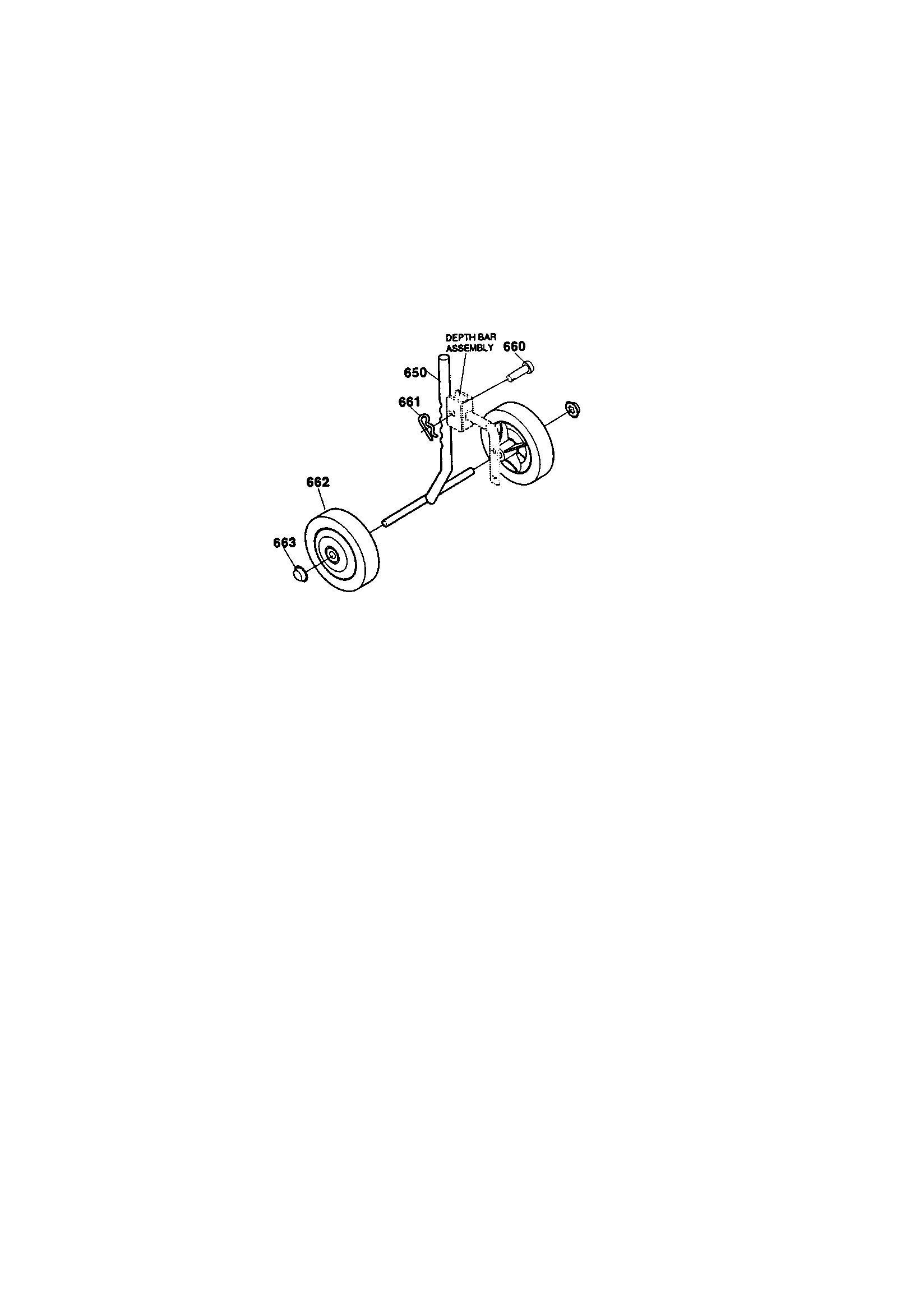 Round bar assembly