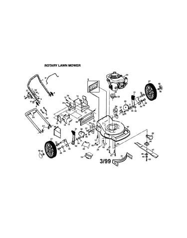 Rotary lawn mower