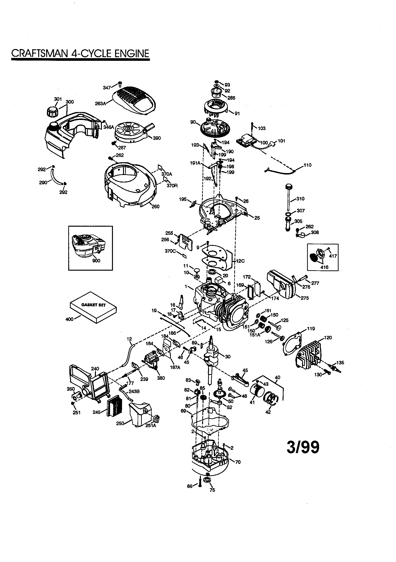 CRAFTSMAN 4-CYCLE ENGINE