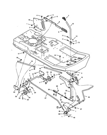 Mower housing suspension