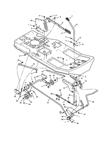 Mower housing suspension