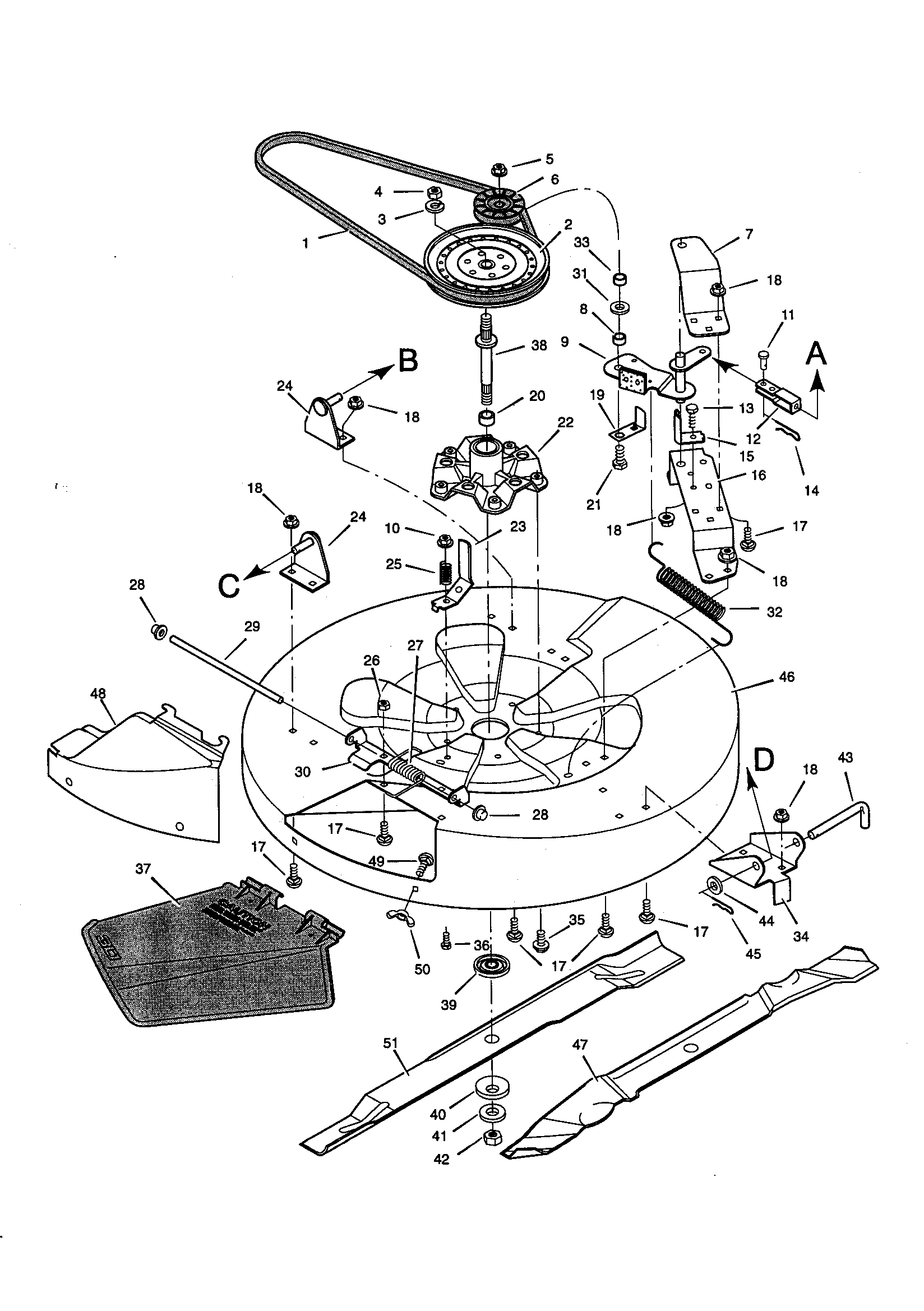 MOWER HOUSING