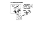 Briggs & Stratton 121412-0148-E1 flywheel and rewind starter diagram