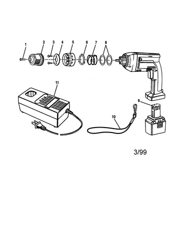 3/8" cordless drill-driver