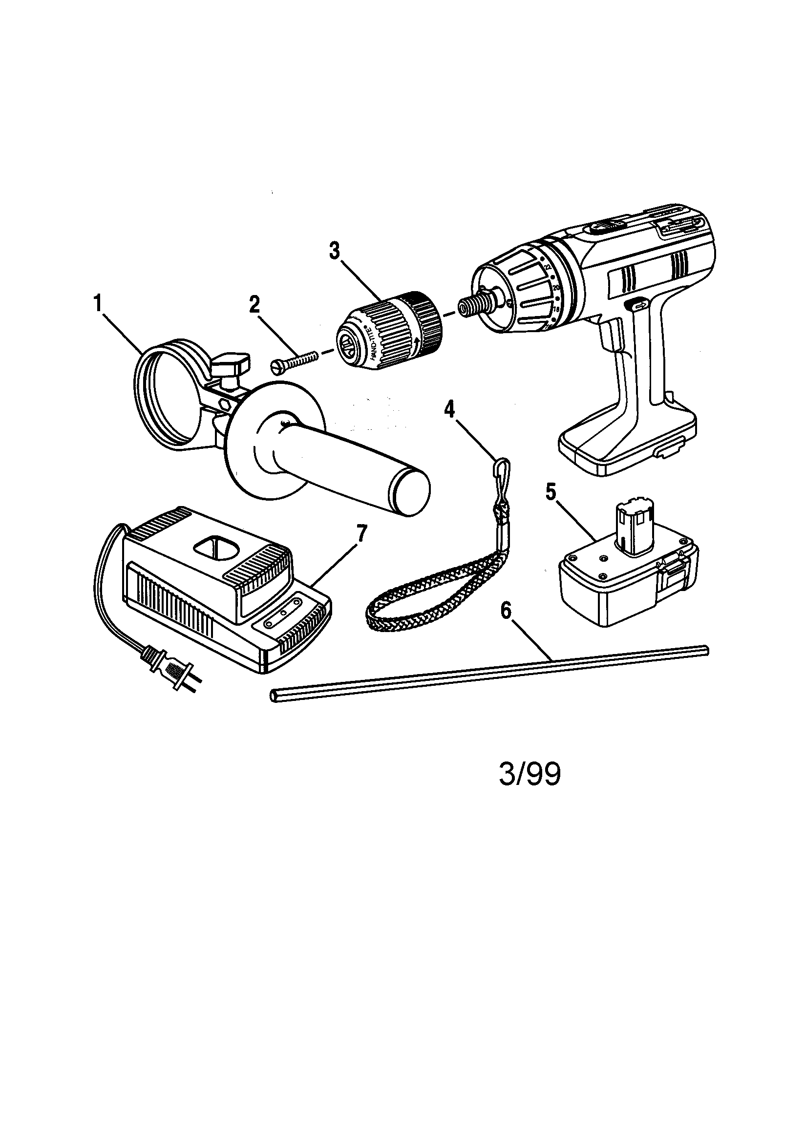 1/2" cordless hammer drill