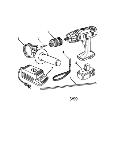1/2" cordless hammer drill