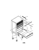 9 drawer professional roll- away