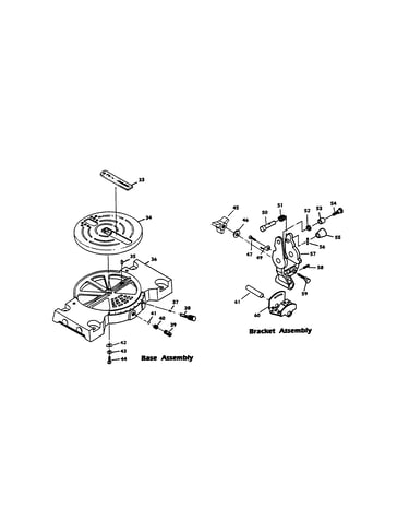 Base/bracket assembly