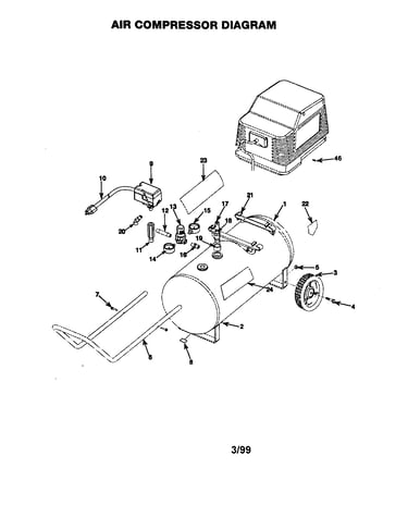 Air compressor diagram
