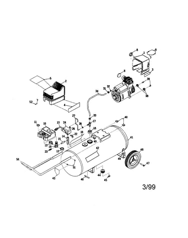 Air compressor diagram