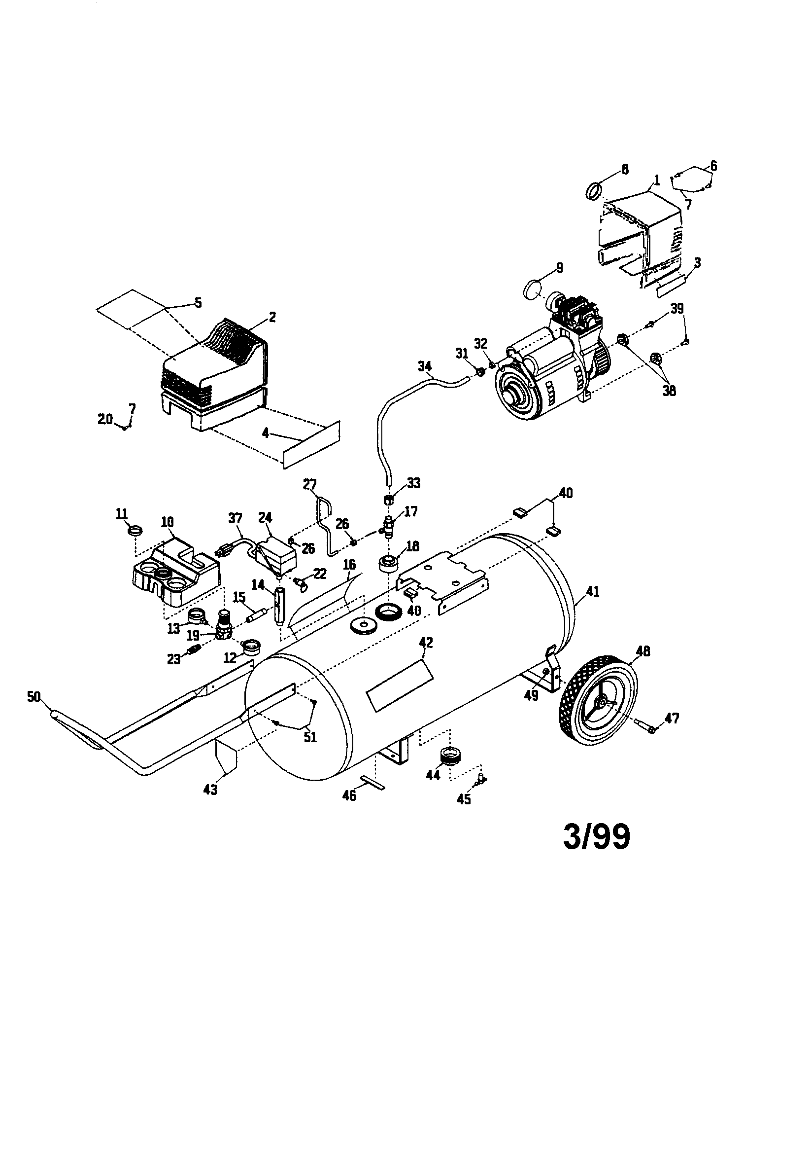 Air compressor diagram