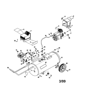 Air compressor diagram