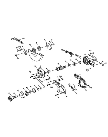 Motor/guard assembly