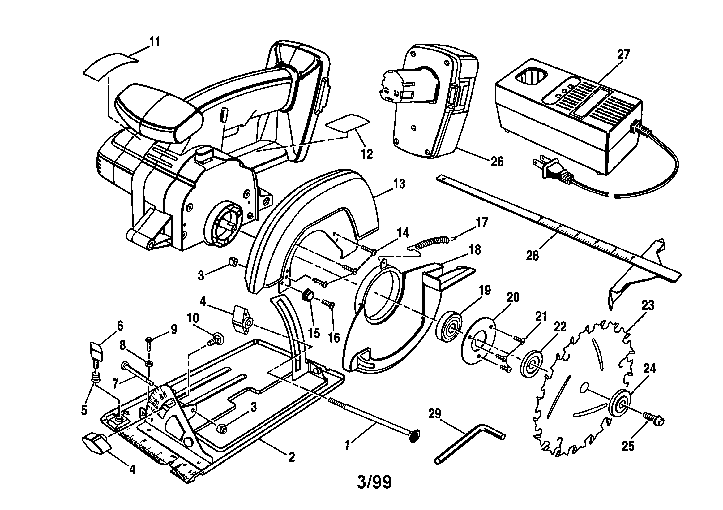 CRAFTSMAN CORDLESS TRIM SAW