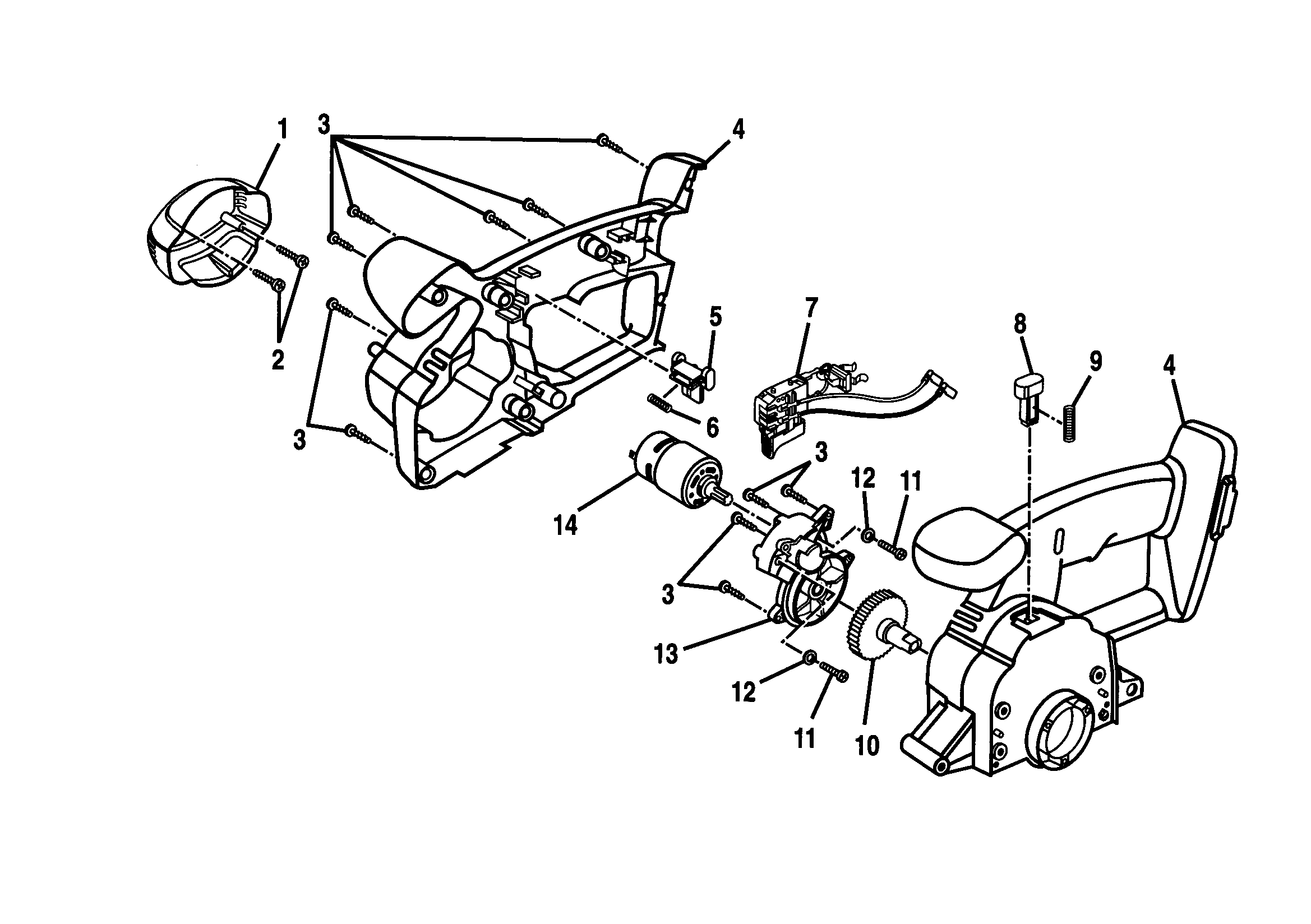 Switch and motor