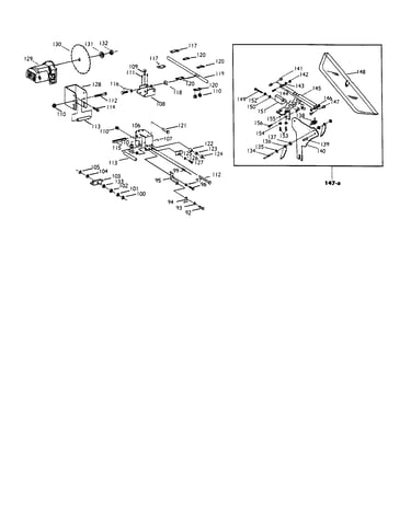 Motor and blade