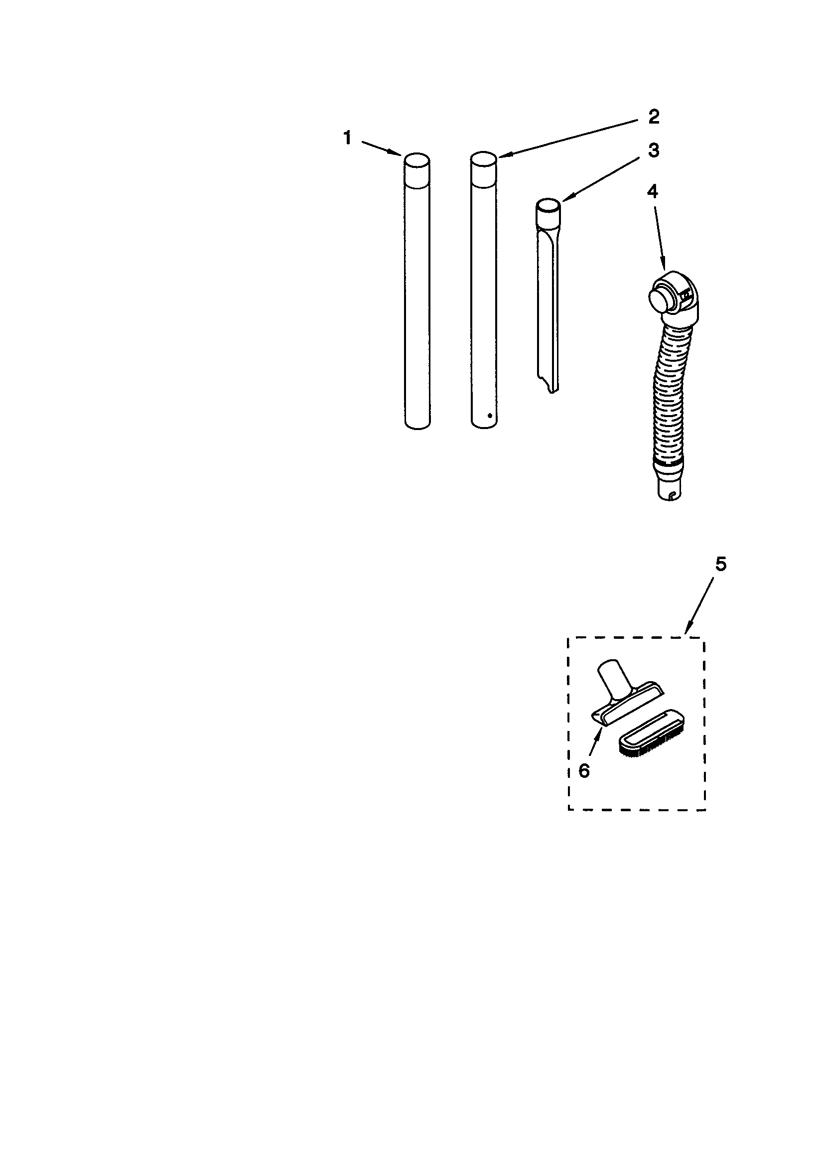 Hose and attachment