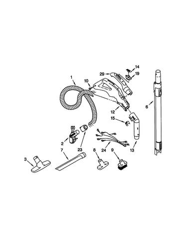 Hose and attachment