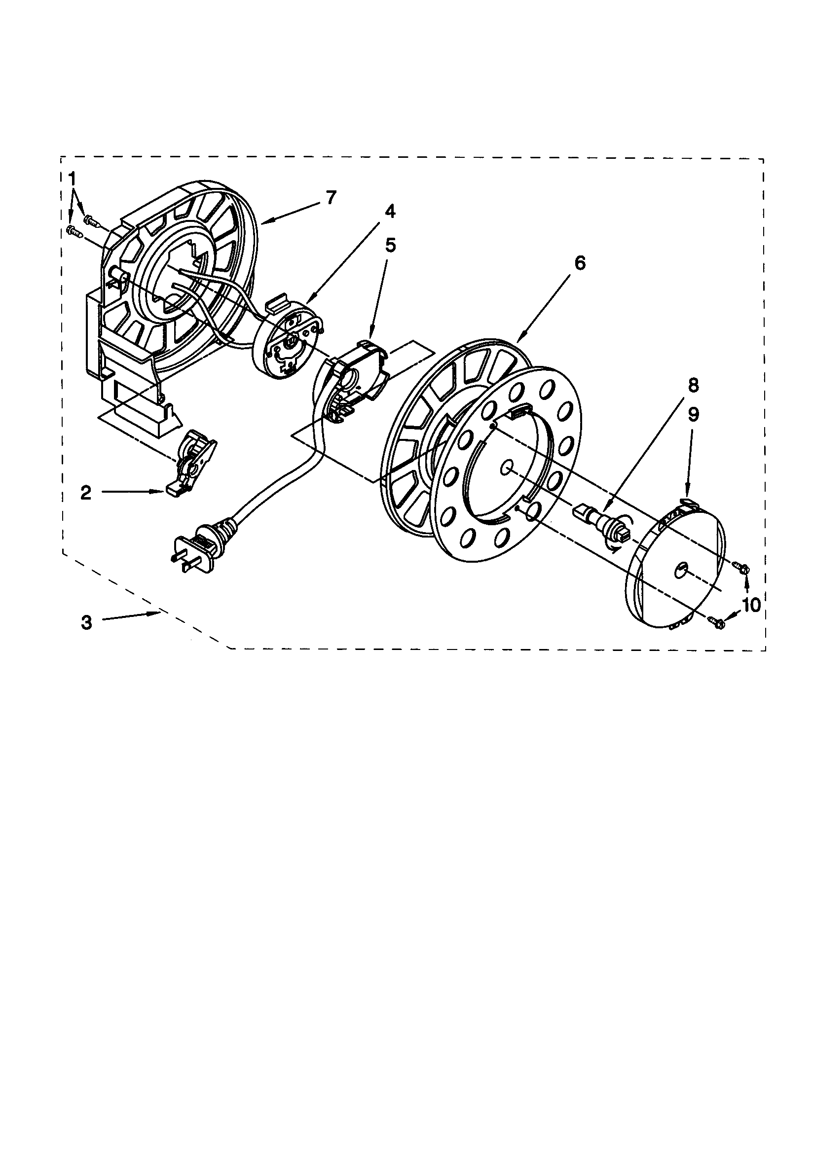Power cord reel