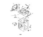 Kenmore 11049182990 top and cabinet diagram