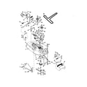 Rally AK125H42B mower deck diagram