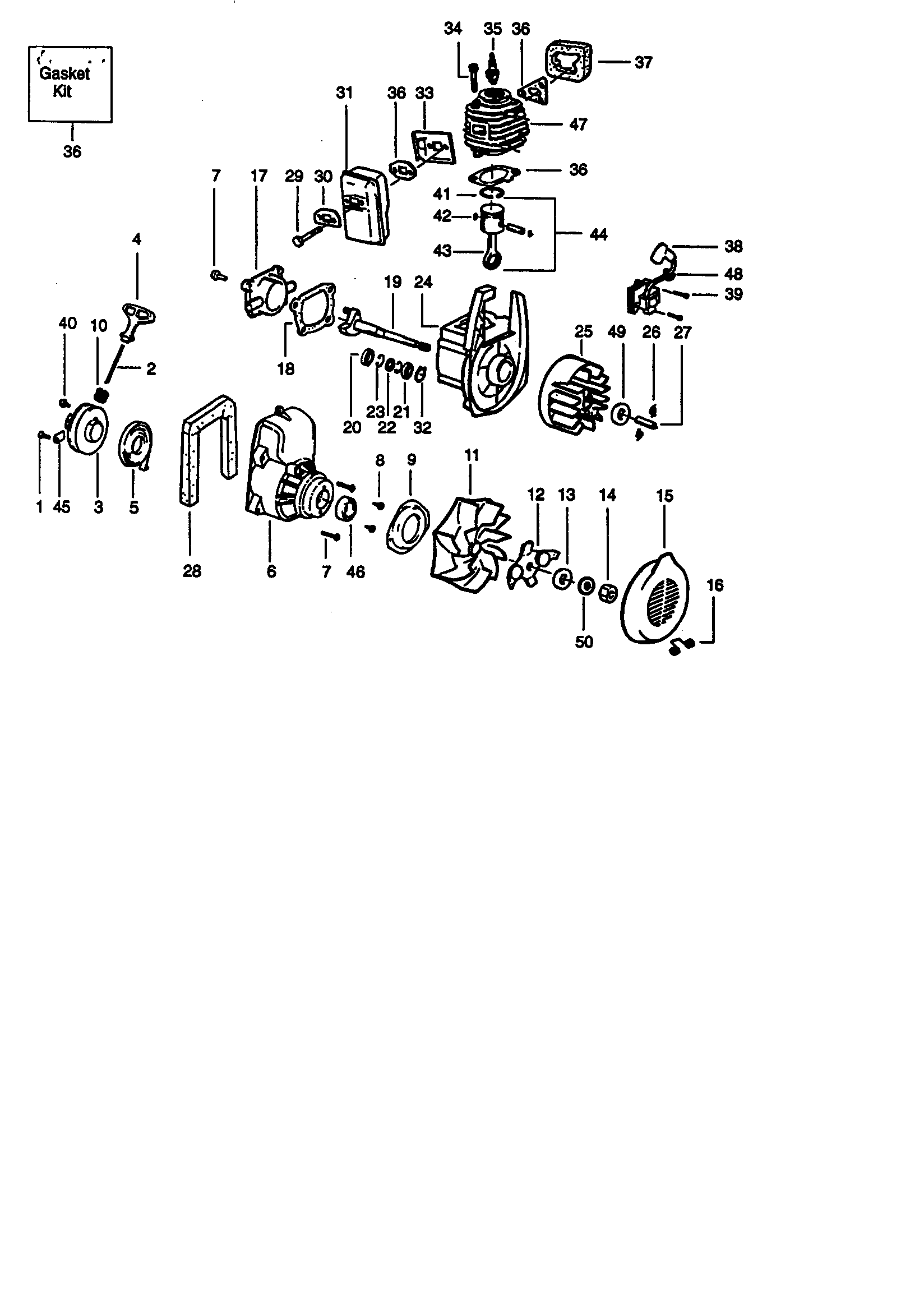 Crankcase assembly