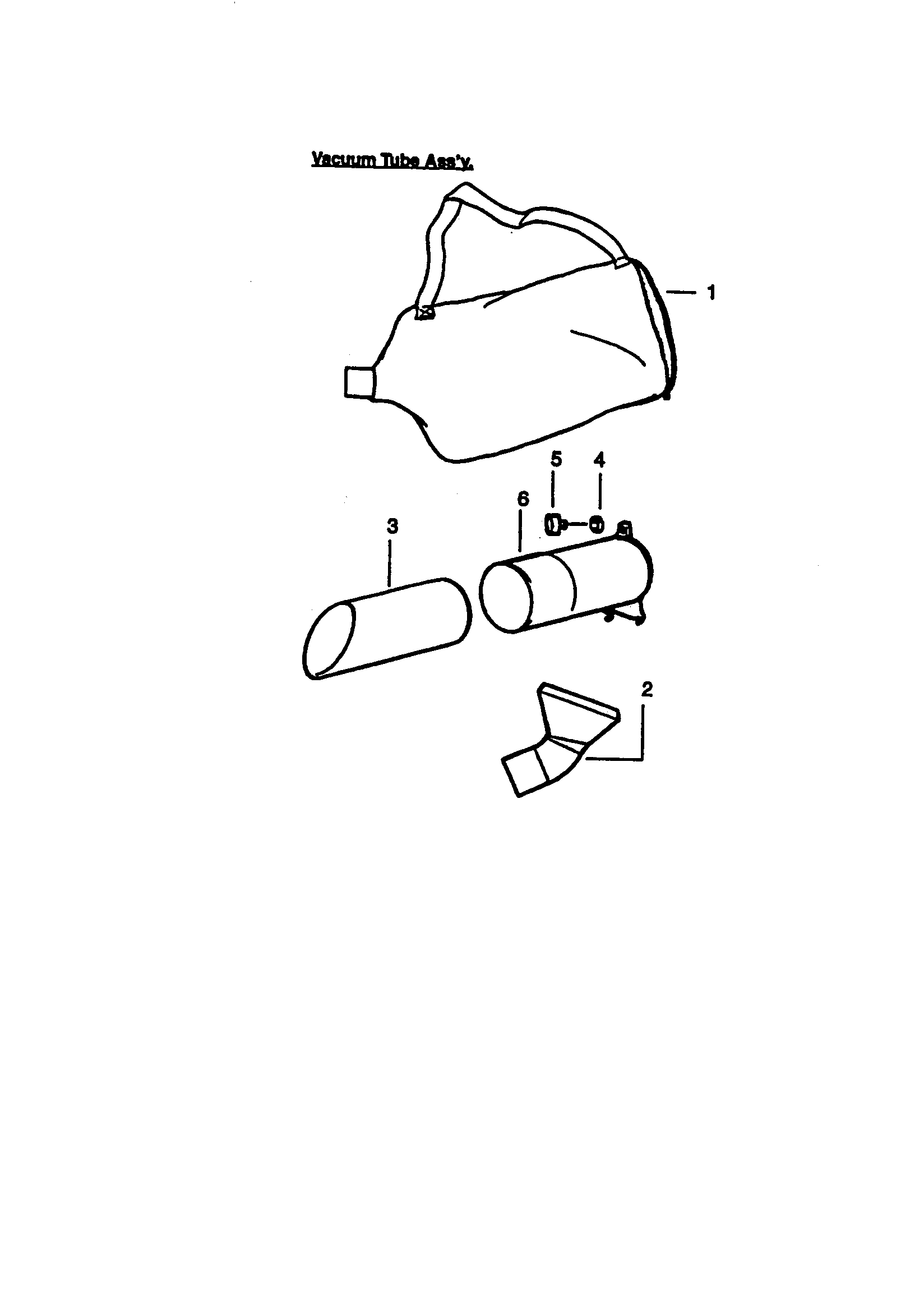 Vacuum tube assembly