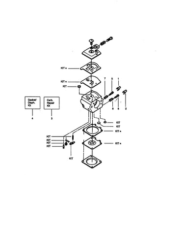 Carburetor kit #530069703
