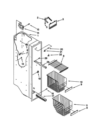 Freezer liner