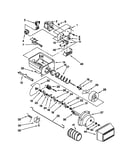 Motor and ice container
