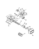 Motor and ice container