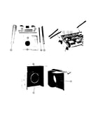 Blower housing and thermostat