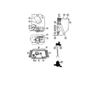 Carrier 51QCA209100B window mount and thermostat diagram