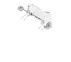 Lawn-Boy 10331-8900001 AND UP rear axle assembly diagram