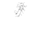 Lawn-Boy 10323-8900001 AND UP handle assembly diagram