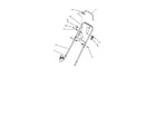 Lawn-Boy 10252-9900001 AND UP handle assembly diagram