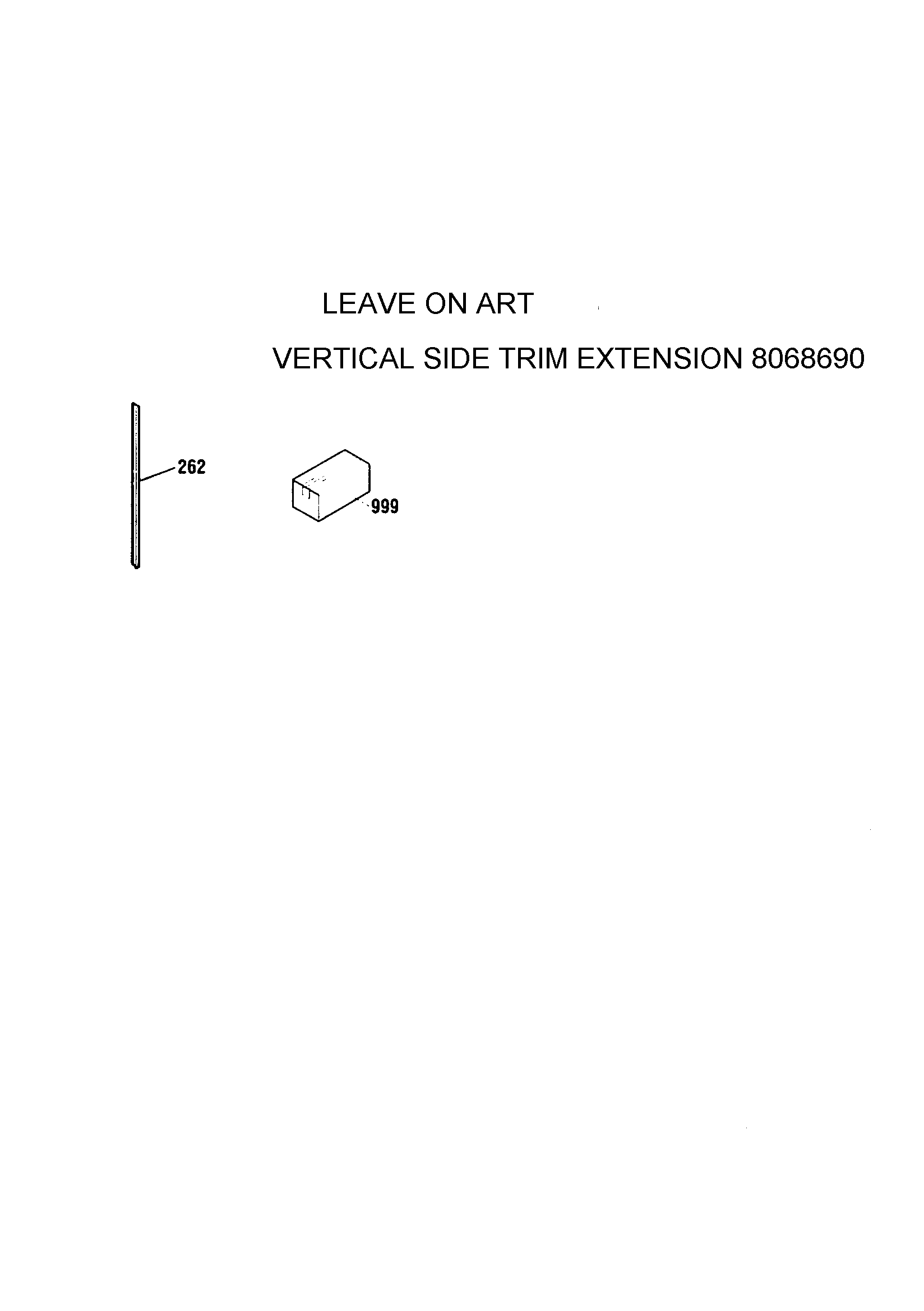Vertical side-trim ext.8068690