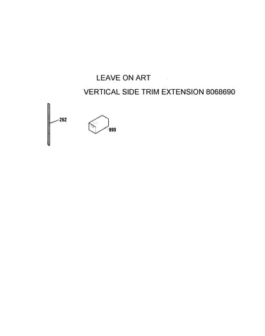 Vertical side-trim ext.8068690