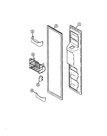 Freezer inner door