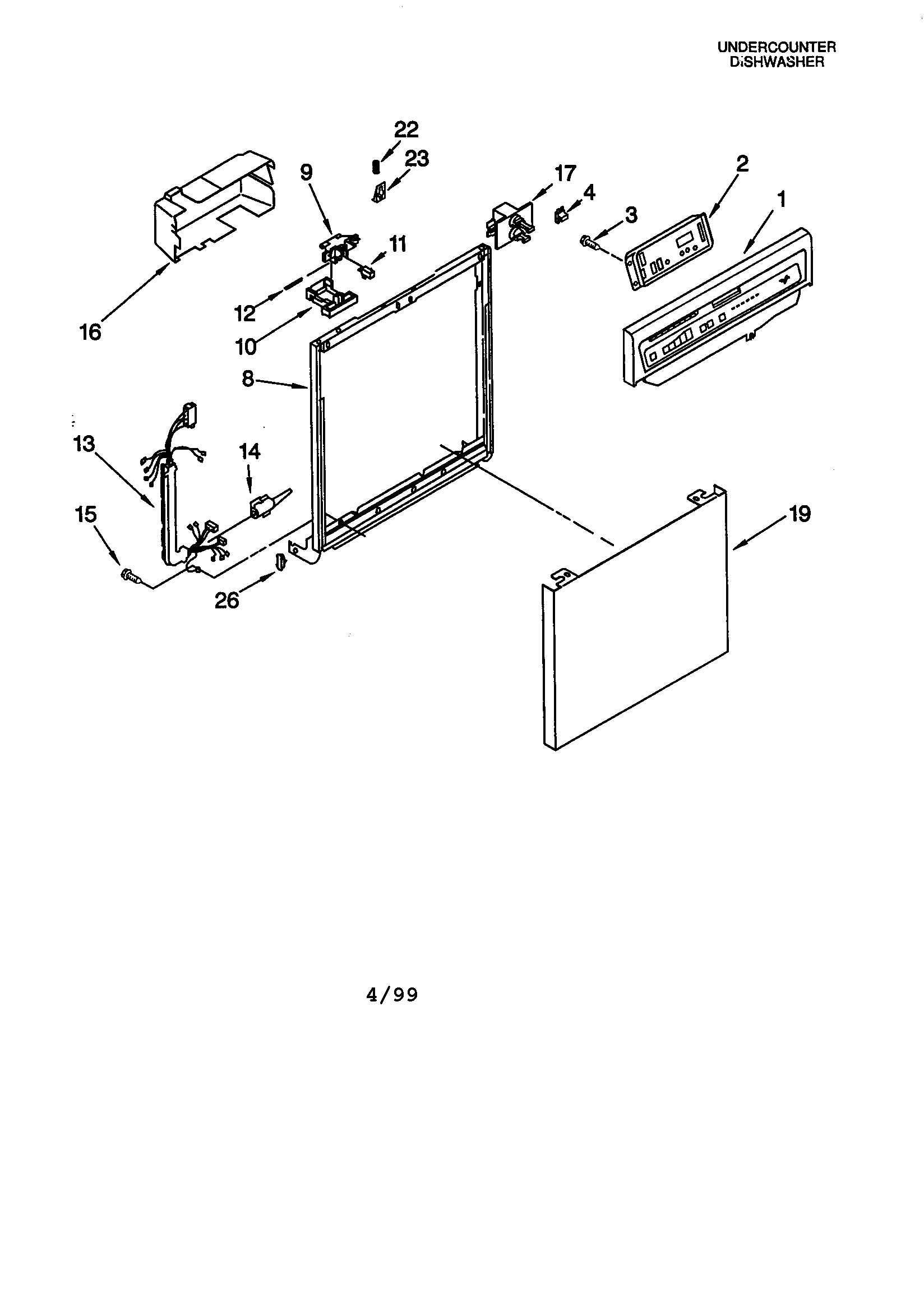 Frame and console