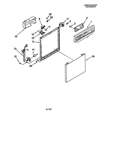 Frame and console
