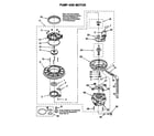 Whirlpool DU1000CGZ1 pump and motor diagram